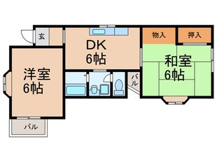 シャルム玉川の物件間取画像